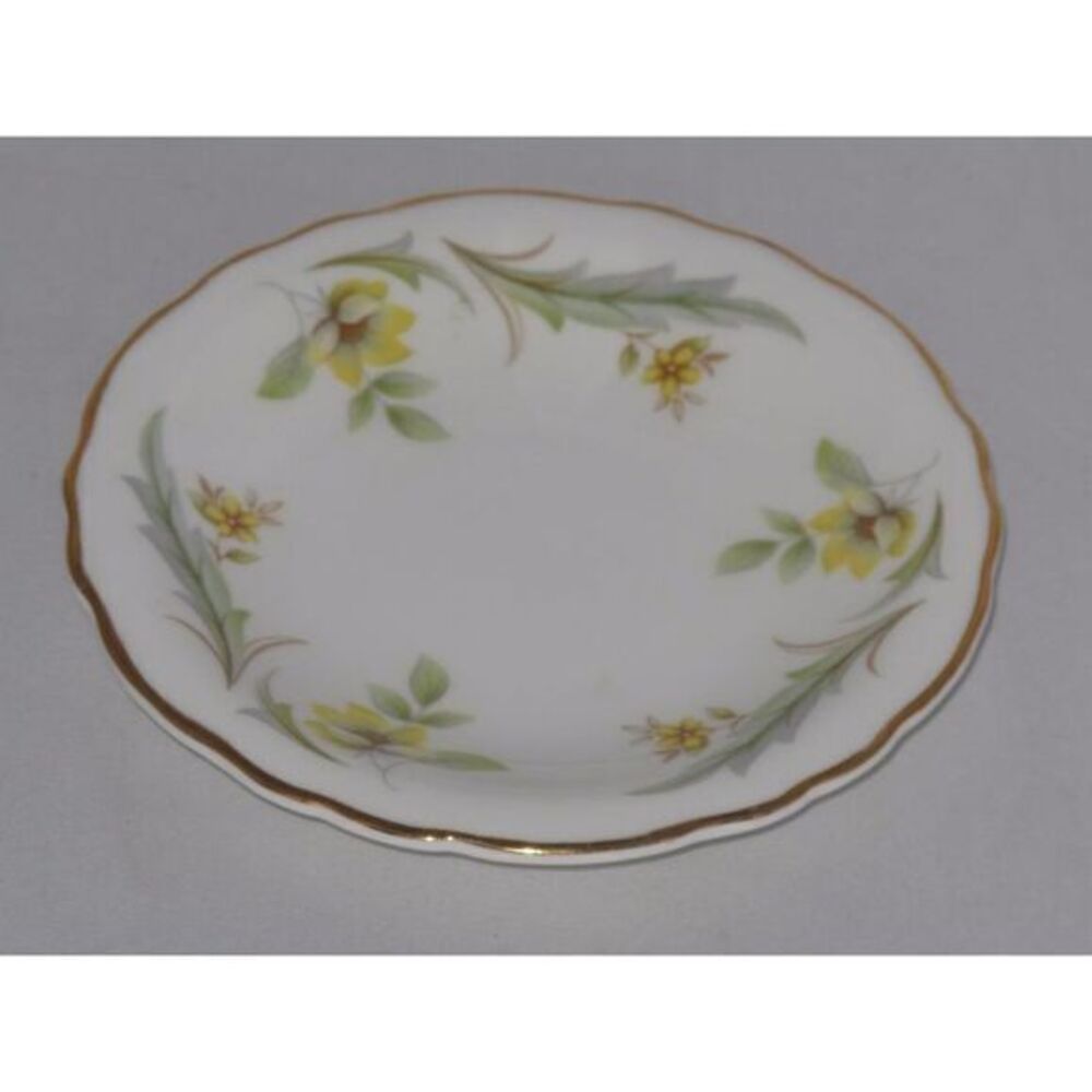 Royal Grafton Evesham Pin Dish Rings Earrings Bowl Yellow Flowers‎